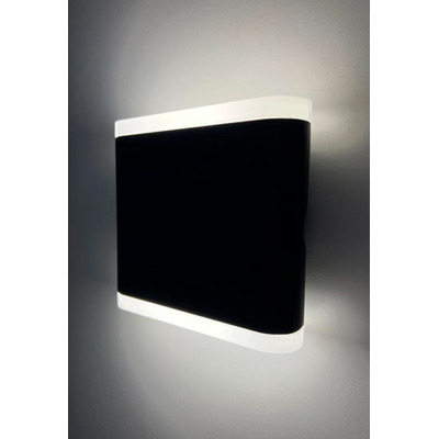 Bidireccional Aluminio Led 6w Akira Negro Moderno Chato 