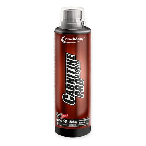 L-carnitina Alemana Carnitine Pro Liquid Ironmaxx - 500ml Sabor Cherry