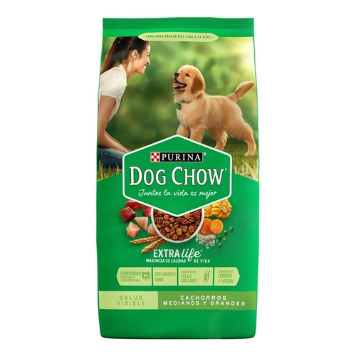 Alimento Dog Chow Vida Sana cachorro de raza mediana y grande sabor mix en bolsa de 8kg
