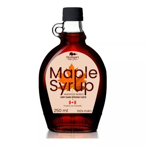 Xarope De Bordo Imp Canadá Maple Syrup Stuttgart 250ml - Nutribio