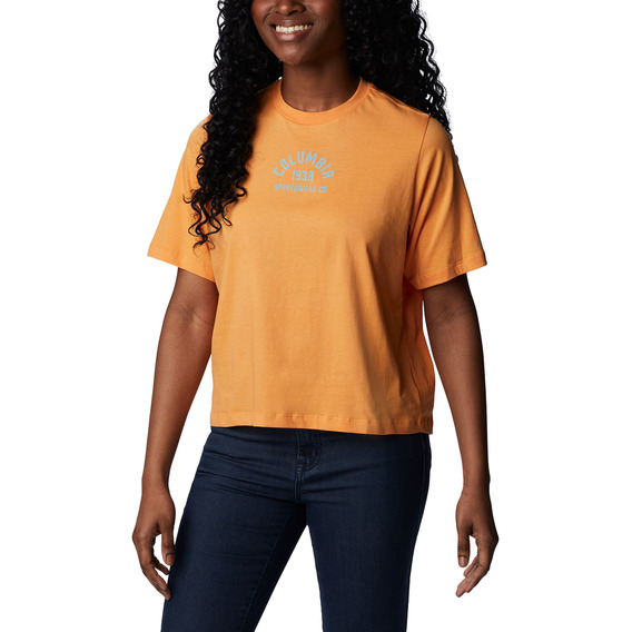 Remera Columbia North Cascades Relax Sunset Peach - Dama