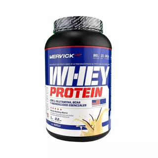 Suplemento En Polvo Mervicklab  Whey Protein Proteínas Sabor Vainilla En Pote De 1kg