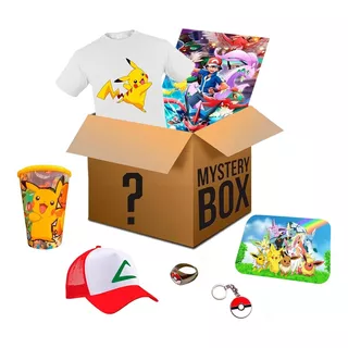 Mistery Box Pokemón Pikachu Ash Ketchum Pokebola Serie