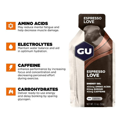 Gu Energy Gel 24 Pack Espresso Love