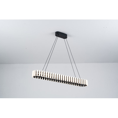 Colgante Led Deska 40w Deco Moderno 301099 Tz - Negro
