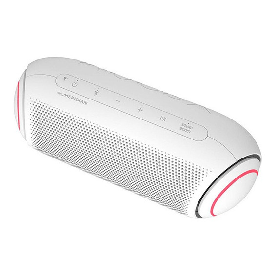 Parlante Bluetooth Portátil Xboom Pl7 Go Blanco