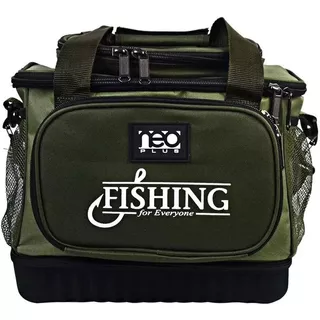Bolsa De Pesca Neo Plus Fishing Marine Sports Com Nota Cor Verde Desenho Do Tecido Verde