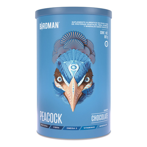 Proteina Vegetal Birdman Peacock Chocolate 882gr