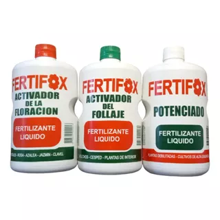Fertifox Hogar Fertilizante Floracion Follaje Crecimiento X3 Lts