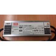 Driver Para Led 120w 36v Ip67 Mean Well Dimeable C.c.