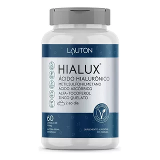 Suplemento Em Cápsulas Lauton Nutrition Hialux Ácido Hialurônico Em Pote De 60g Un