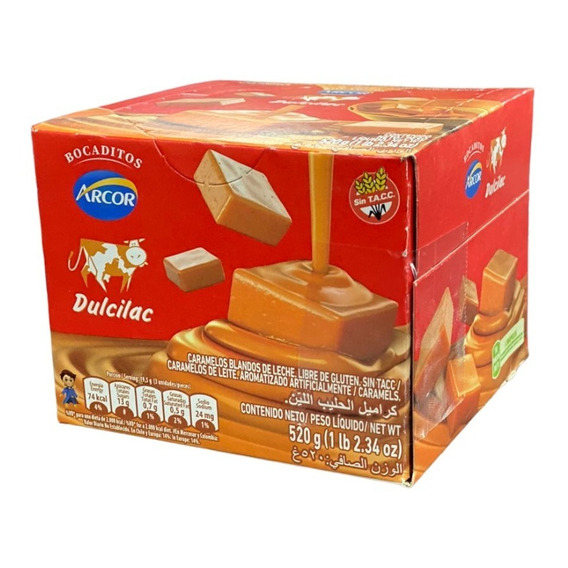 Caramelos Dulcilac Dulce De Leche Arcor X520g - Sweet Market