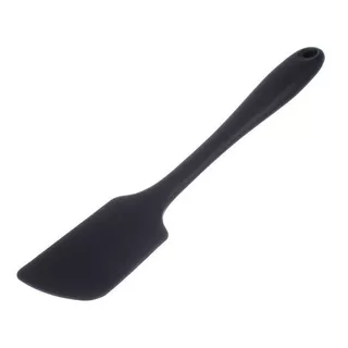 Espátula De Cozinha Reta Silicone 28cm Weck Cor Preto