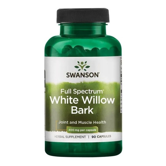 White Willow Bark 90 Caps 400 Mg De Swanson