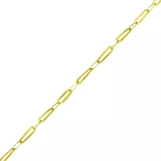 Pulseira Ouro 18k Feminina Elos Alternados