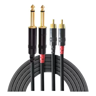Cable Estereo Rca Plug Rean By Neutrik Nra 0090 015