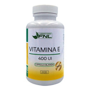 Vitamina E- Laboratorio Fnl-60 Cápsulas 