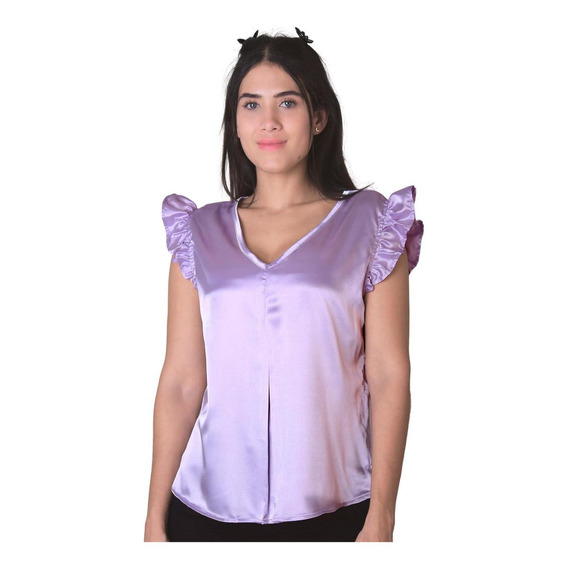 Blusa Mujer Lila Stfashion 69704237