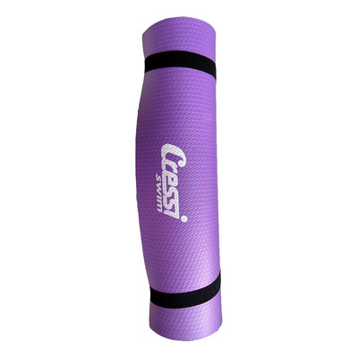 Tapete De Yoga Com Textura Cressi Comfort Cor Lilás