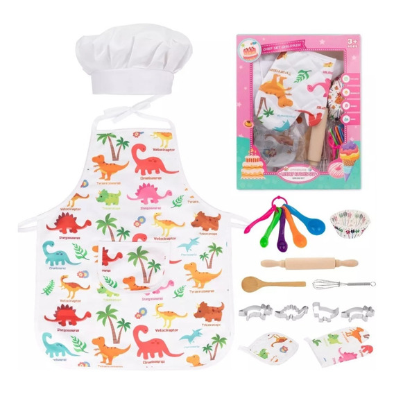 Juego Chef De Cocina Para Niño, Rol De Chef Disfraz 11pzs