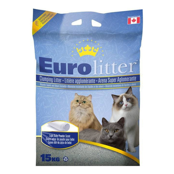 Arena Aglomerante Eurolitter 30kg Con Regalo