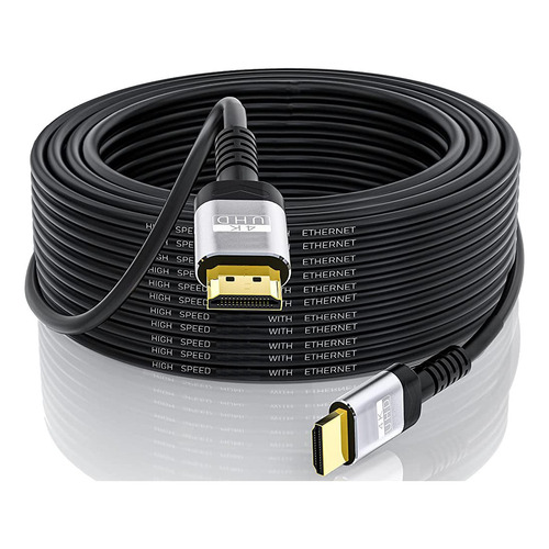 Gio Cable Hdmi 5 Metros 4k Blindado Uso Rudo De Alta Calidad