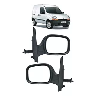 Par Retrovisor Renault Kangoo 2003 Até 2018 Controle Manual