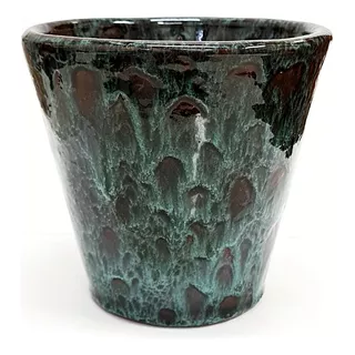 Vaso De Cerâmica Esmaltado 20x19 Ce9121g Je Full