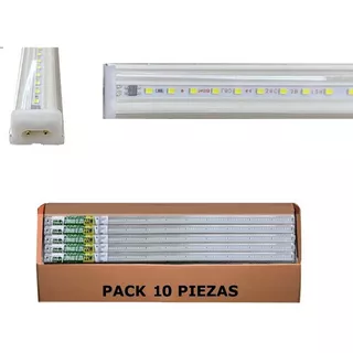 Tubo Led Regleta 22w 120cm Decorativa Interiores 10 Piezas