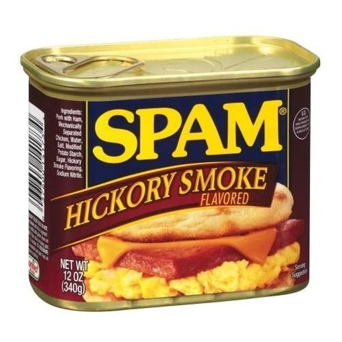 Spam Hickory Smoke Hormel Foods 340grs Importado Desayuno