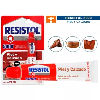 Resistol 5000 Piel Y Calzado Pegamento Transparente 21ml