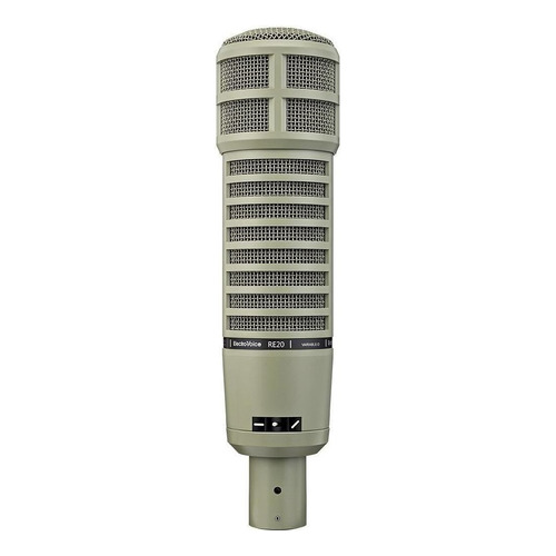 Micrófono Electro-Voice RE RE20 Dinámico Cardioide color beige leonado