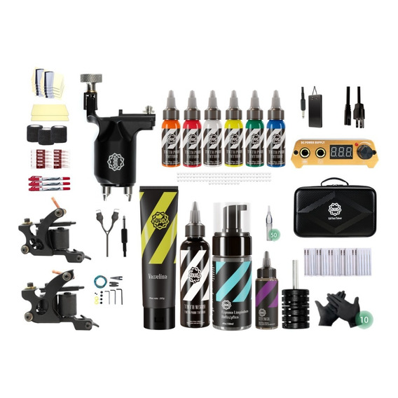 Kit Para Tatuar Profesional Máquina Para Tatuar Alta Calidad