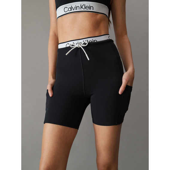 Biker Short Calvin Klein Sport Mujer Negro