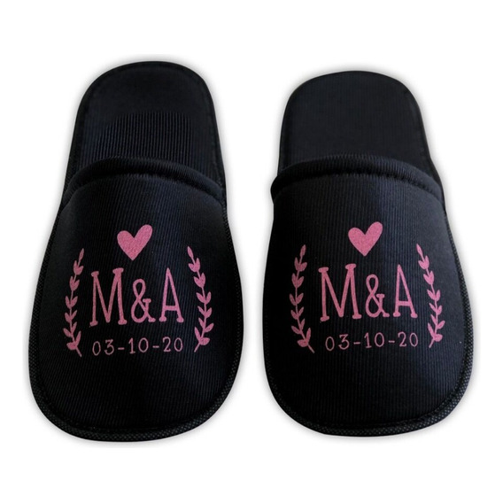 70 Pantuflas Personalizables Recuerdo Para Boda Xv Festiboda