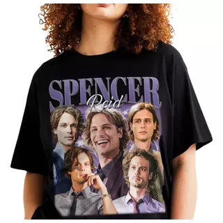 Camiseta Spencer Reid, Playera Criminal Minds Genius