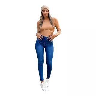 Jeggings Pantalon Jean Calza Sin Botón Varios Talles Ldv