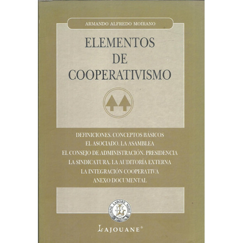 Elementos De Cooperativismo - Moirano A (libro)