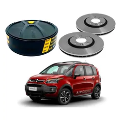  Disco Freio Dianteiro 283mm Citroën Aircross 1.6 2011 A 2015