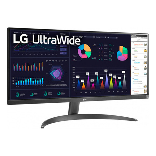 Monitor LG UltraWide 29WQ500-B led 29" negro 100V/240V