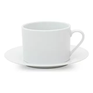 Taza De Té 220 Ml. Con Platillo Porcelana. Selecta