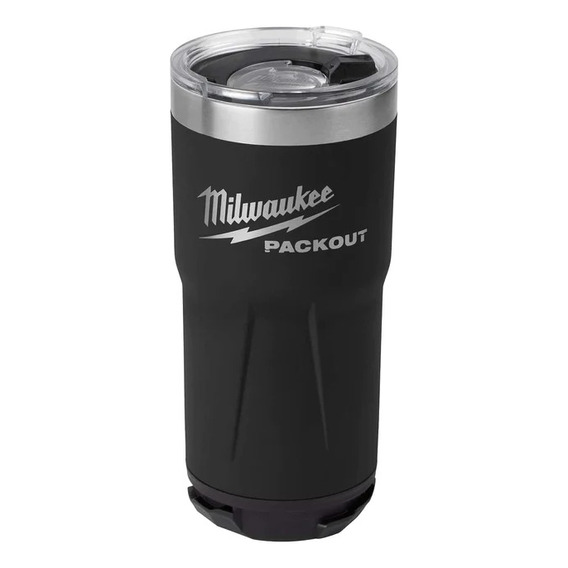 Termo De 590ml (20 Oz) Negro Packout Milwaukee 48-22-8392b