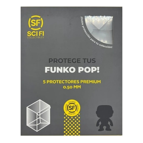 Funko Pop Protector: 5 Pack Protectores Uv Plegables