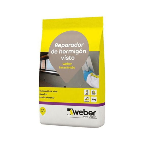 Weber Hormivisto 10 Kg Reparador De Homigon Visto Mm