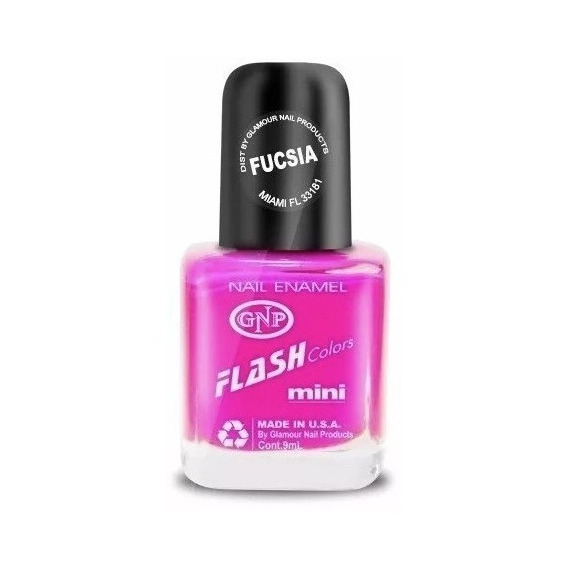 Esmalte De Uñas Americano Gnp Fucsia Neon Rosado Nice