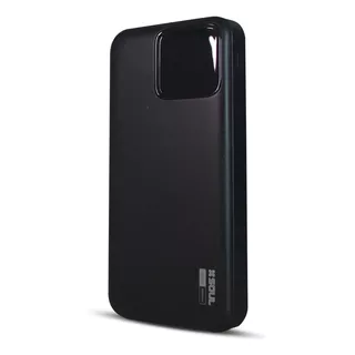 Cargador Portátil Rapido 6000mah P/ iPhone + Tipo C Display Color Negro