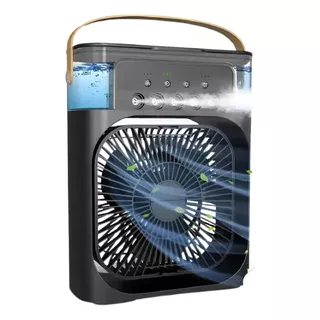 Ventilador E Umidificador De Mesa Preto