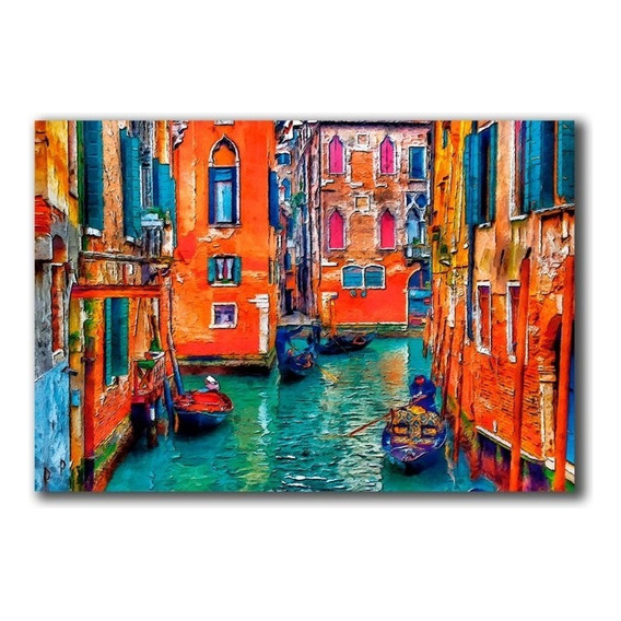 Cuadro Venecia Colores M