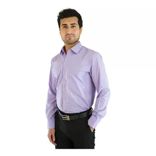 Camisa Corbata Unicolor Slim Fit 