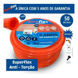 Mangueira De Jardim Siliconada Laranja 50 Metros Duraflex